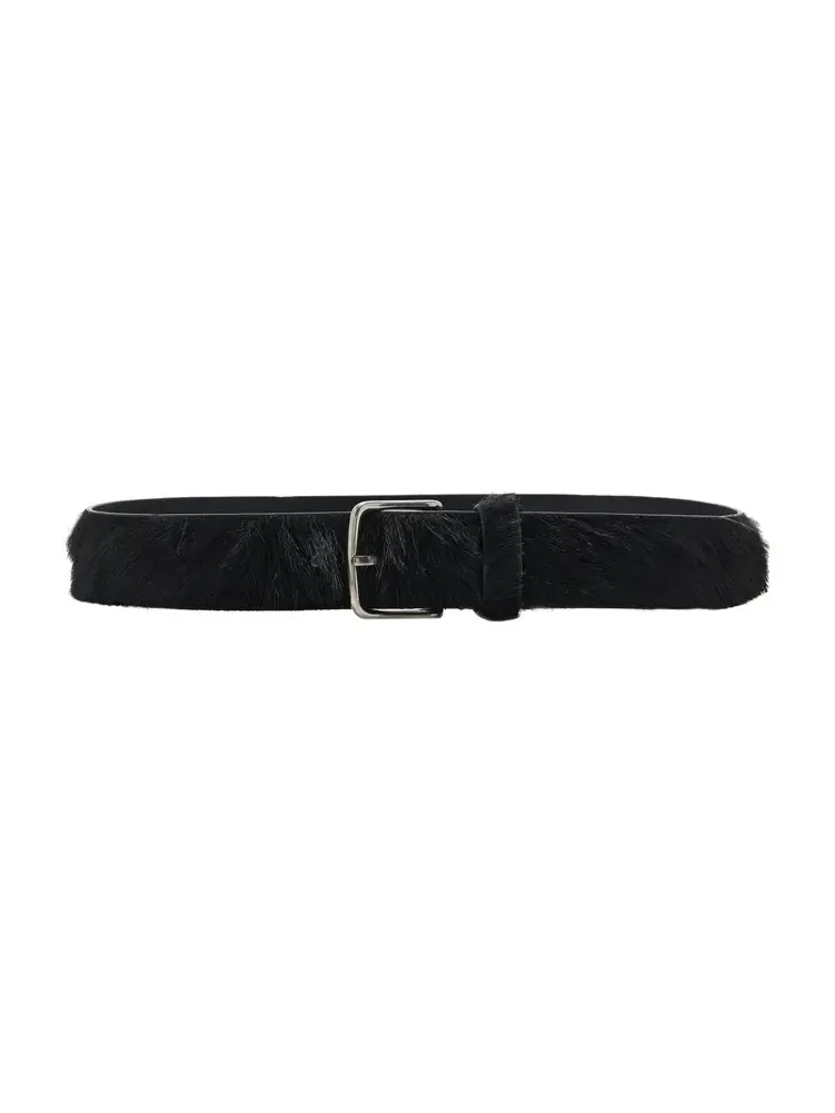 The Row Classic Pony Hair Maxi Belt