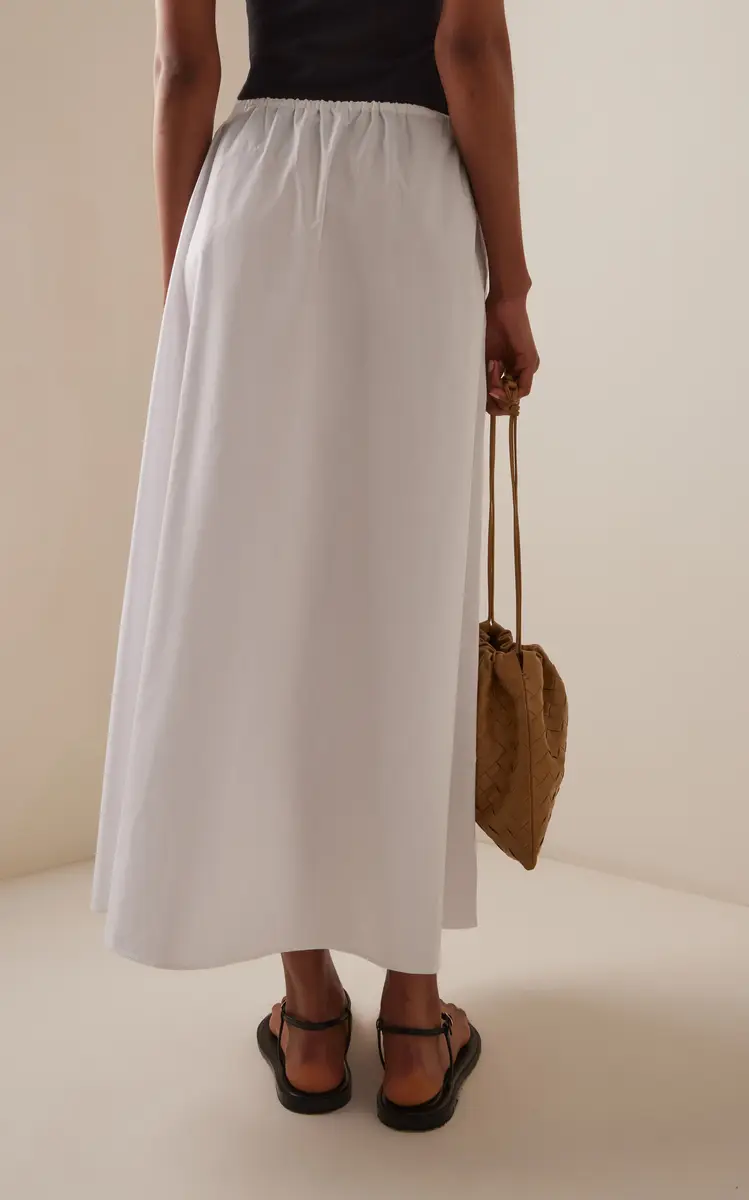 Matteau Drawcord Organic Cotton Maxi Drawstring Skirt | Thumbnail 4 Matteau Drawcord Organic Cotton Maxi Drawstring Skirt | Thumbnail 4