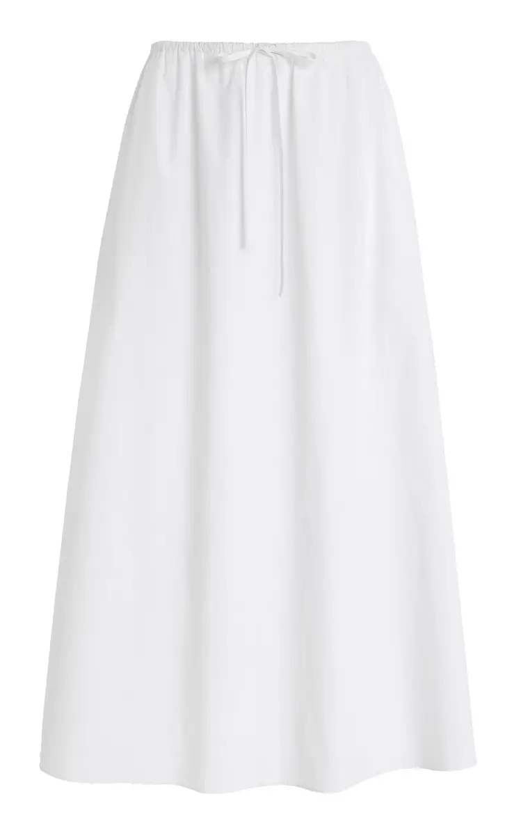 Matteau Drawcord Organic Cotton Maxi Drawstring Skirt | Thumbnail 7 Matteau Drawcord Organic Cotton Maxi Drawstring Skirt | Thumbnail 7