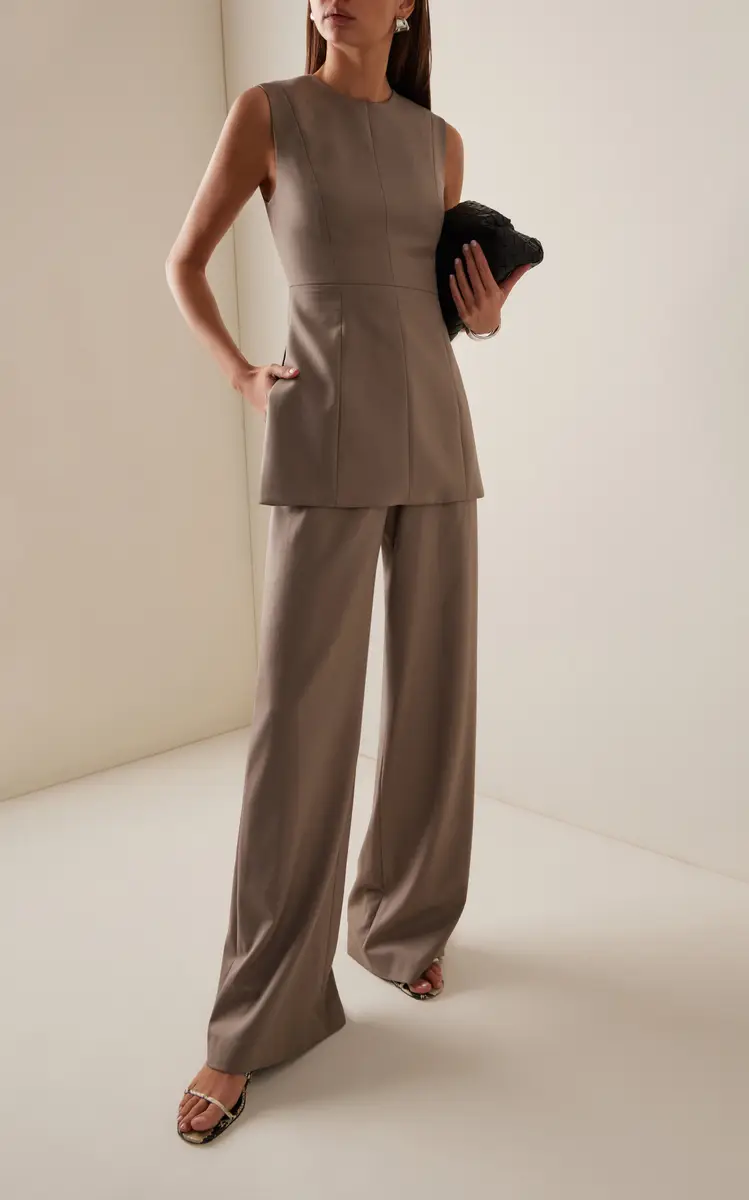SEV High-Waisted Wool Wide-Leg Pants | Thumbnail 2 SEV High-Waisted Wool Wide-Leg Pants | Thumbnail 2