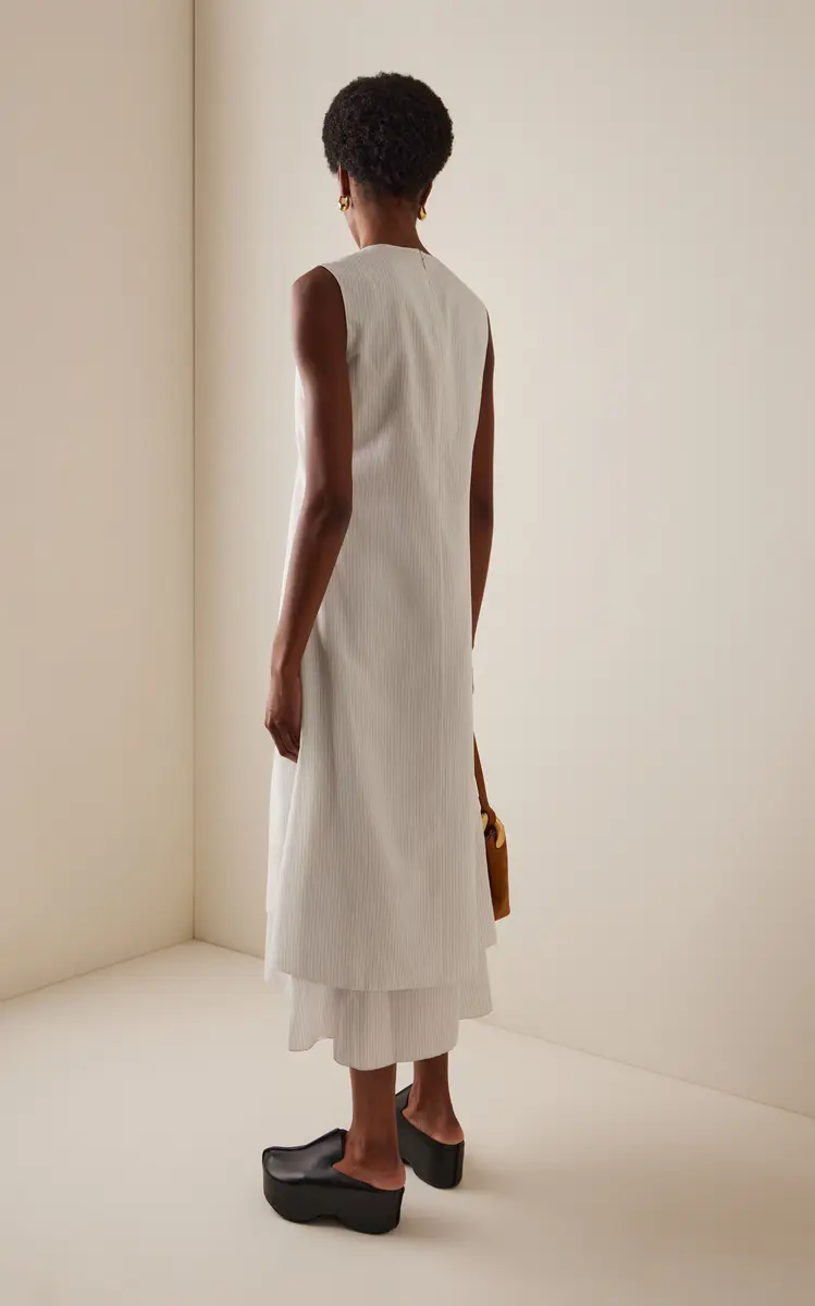 JW Anderson Layered Cotton Dress | Thumbnail 4