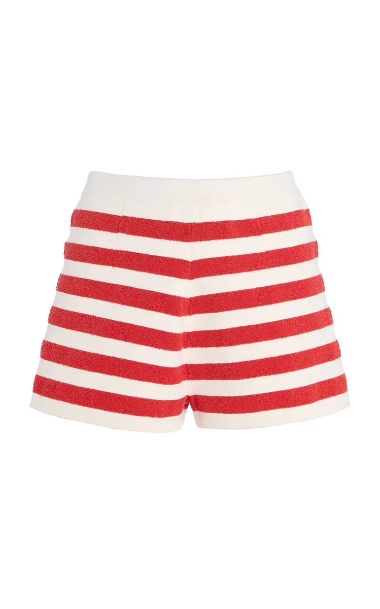 Posse Exclusive Riviera Ari Striped Knit Shorts | Thumbnail 6