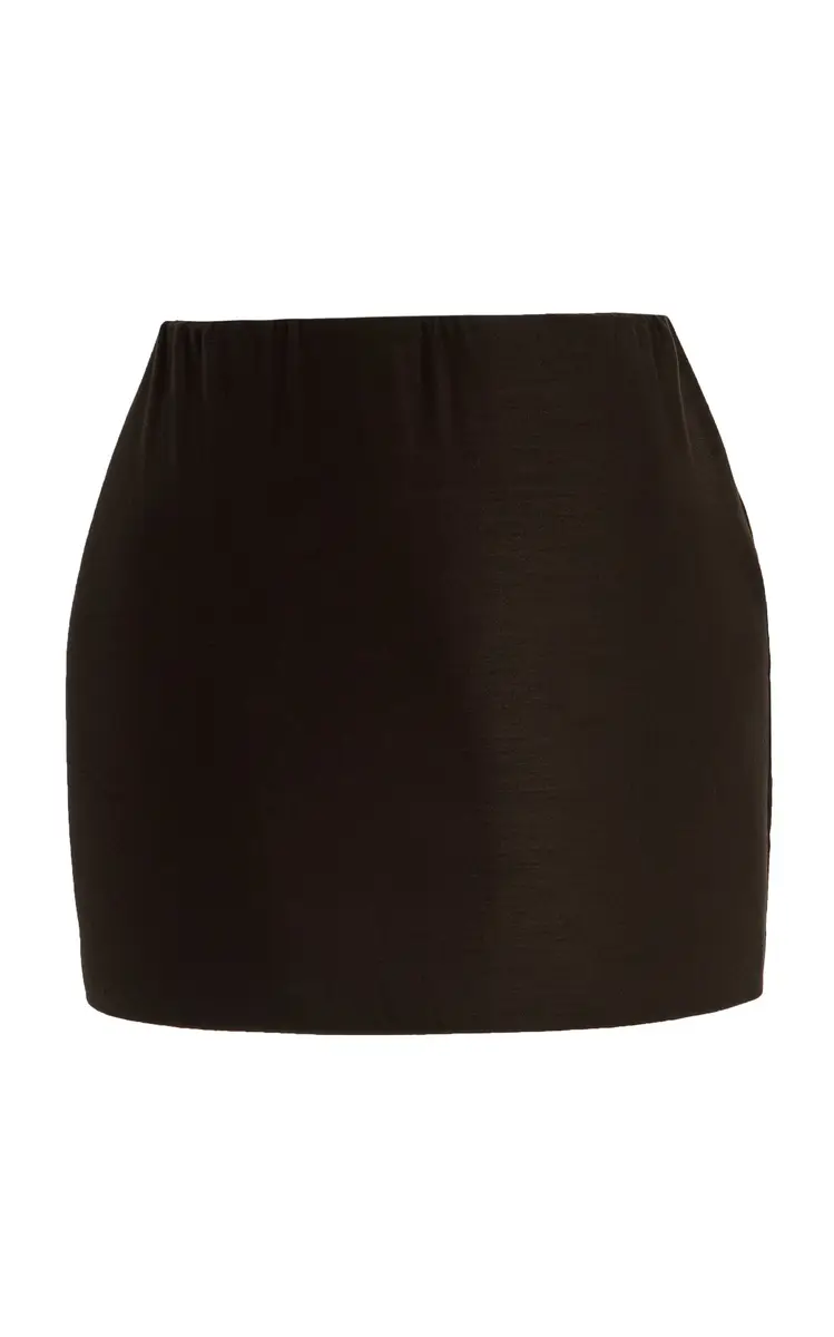 Marie Adam-Leenaerdt Base Crepe Mini Skirt | Image 1 Marie Adam-Leenaerdt Base Crepe Mini Skirt | Image 1