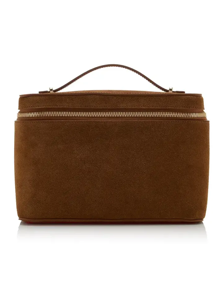 Djanis Suede Top Handle Bag