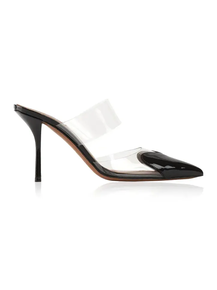 Le Cœur PVC; Leather Mules Le Cœur PVC; Leather Mules