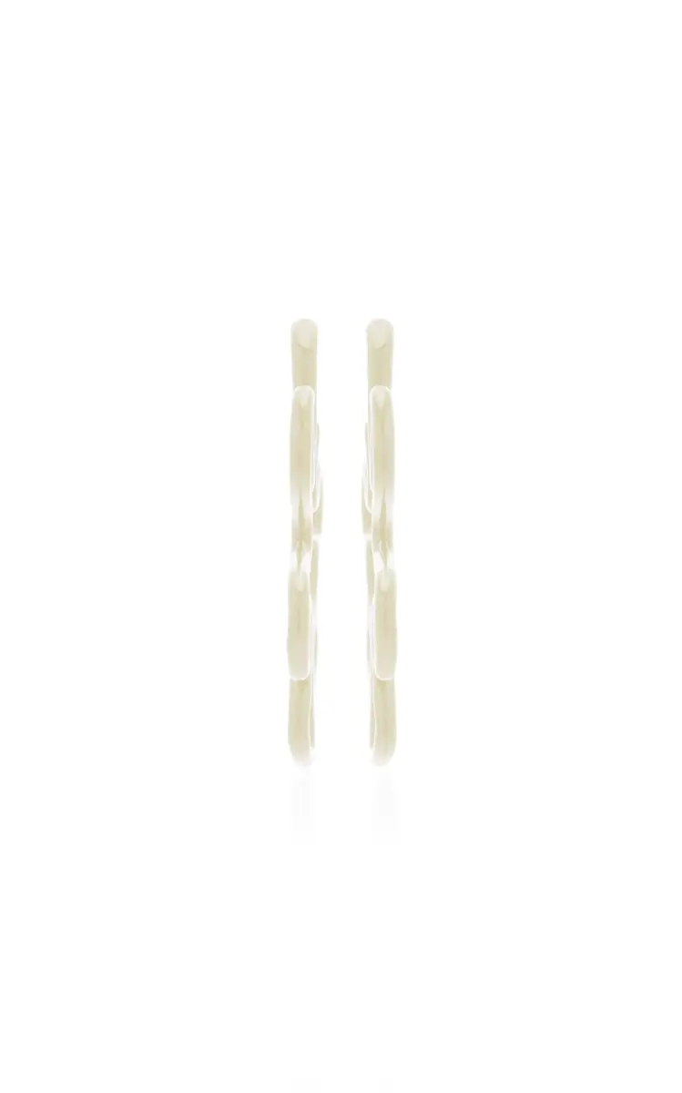 Bea Bongiasca B 9K Yellow Gold Enameled Earrings | Thumbnail 4