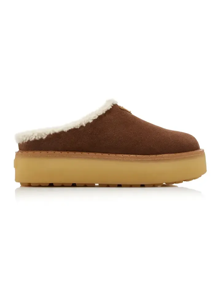 Shearling Platform Mules Shearling Platform Mules