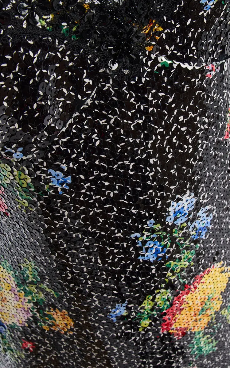 Happy Isles Bellville Sassoon 90s Sequined Maxi Dress | Thumbnail 6