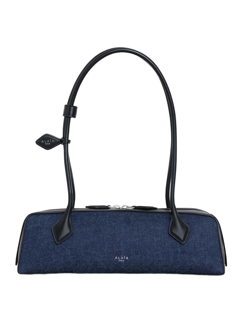 Le Teckel Medium Denim Shoulder Bag Le Teckel Medium Denim Shoulder Bag