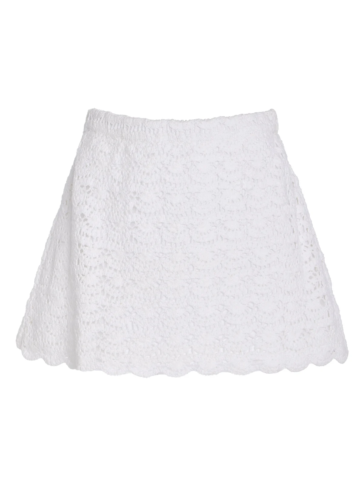 Marlies Grace Exclusive Rosamund Crocheted Cotton Mini Skirt