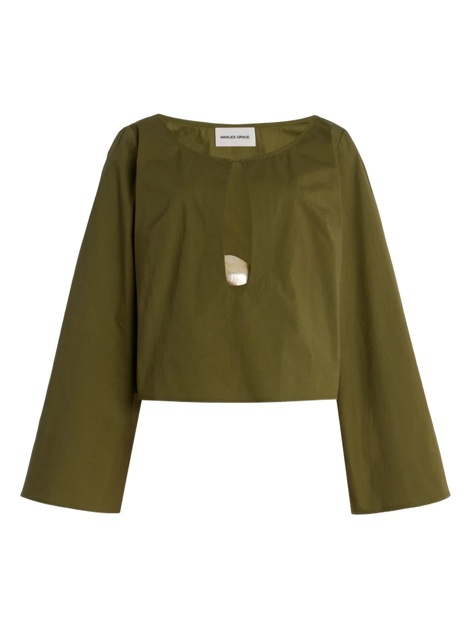 Marlies Grace Exclusive Ocean Cotton Top
