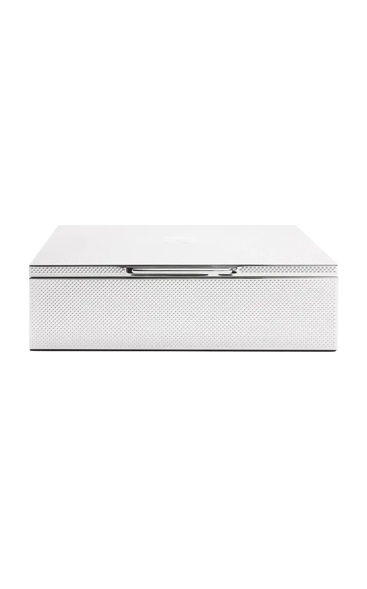 WOLF Silver Watch Jewelry and Legacy Box - Silver | Image 1 WOLF Silver Watch Jewelry and Legacy Box - Silver | Image 1