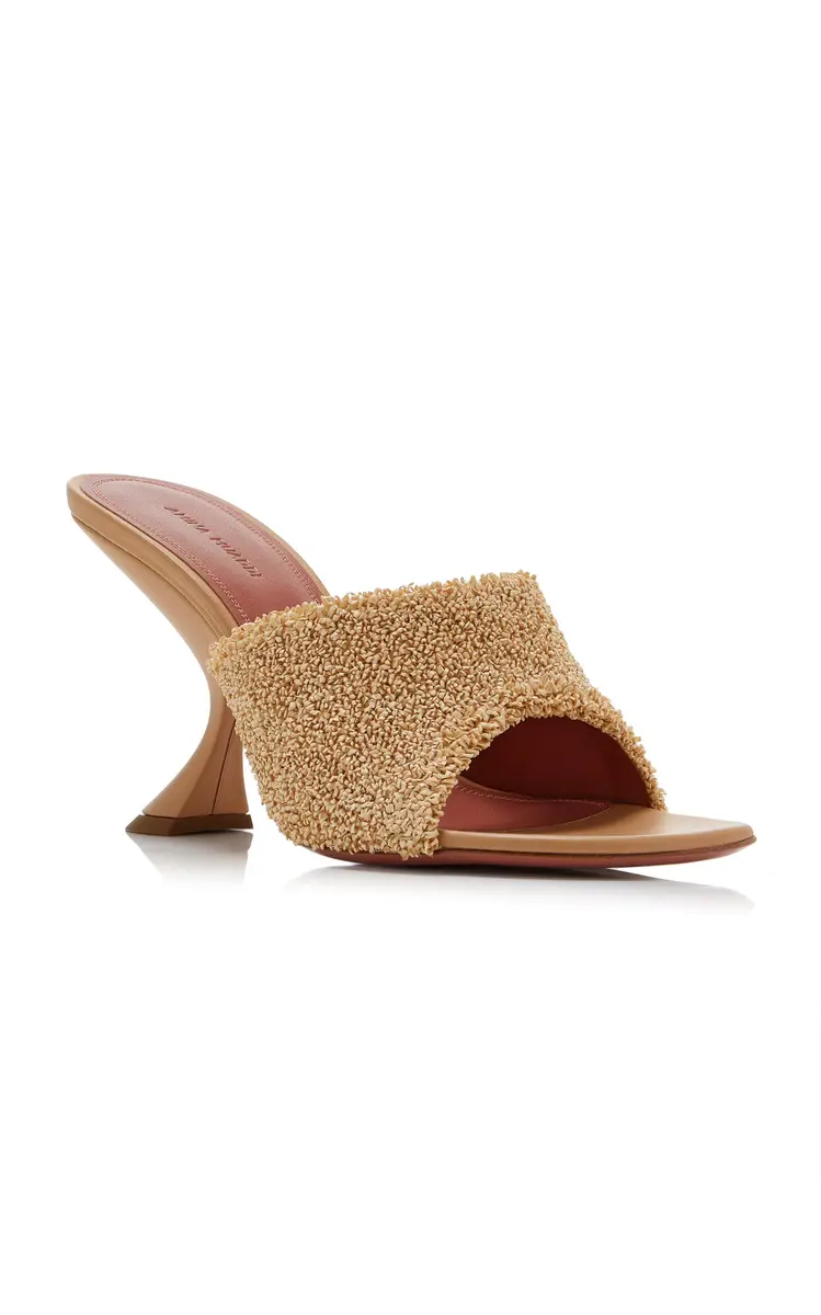 Amina Muaddi Taylor Raffia Sandals | Thumbnail 4 Amina Muaddi Taylor Raffia Sandals | Thumbnail 4