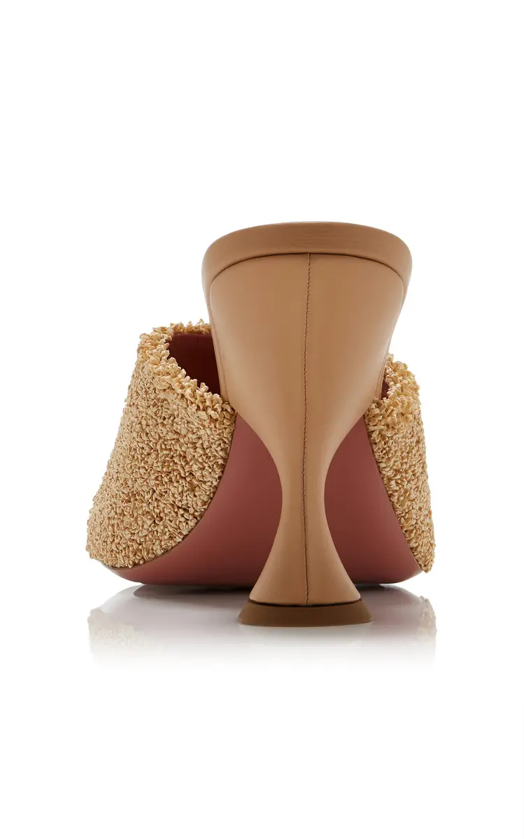 Amina Muaddi Taylor Raffia Sandals | Thumbnail 5 Amina Muaddi Taylor Raffia Sandals | Thumbnail 5