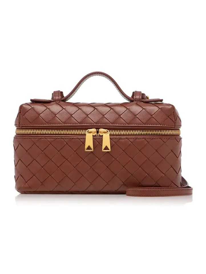 Bang Bang Intrecciato Leather Vanity Case Bang Bang Intrecciato Leather Vanity Case