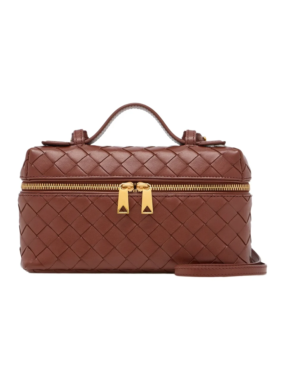 Bang Bang Intrecciato Leather Vanity Case Bang Bang Intrecciato Leather Vanity Case