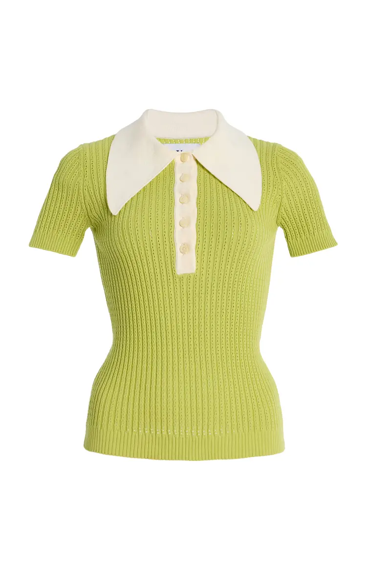 LA VESTE Exclusive Riviera Knit Cotton Polo Shirt | Thumbnail 14 LA VESTE Exclusive Riviera Knit Cotton Polo Shirt | Thumbnail 14