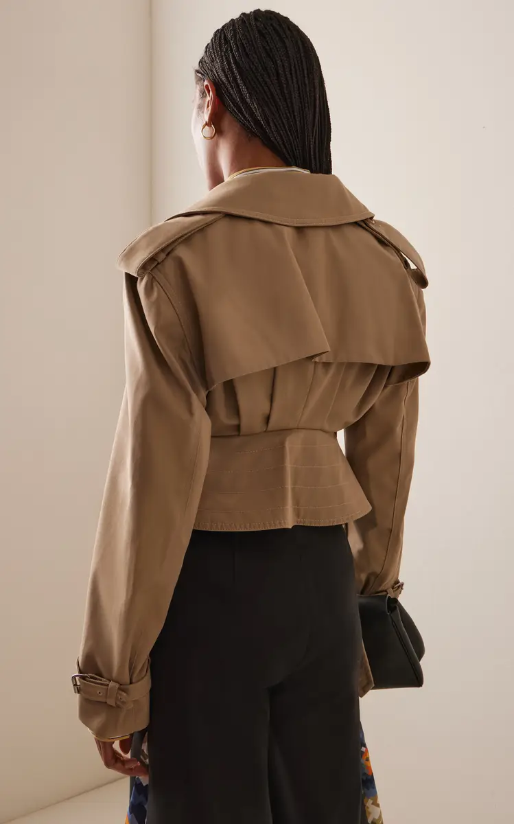 S.S. Daley Eliza Cotton-Gabardine Peplum Trench Coat | Thumbnail 8 S.S. Daley Eliza Cotton-Gabardine Peplum Trench Coat | Thumbnail 8