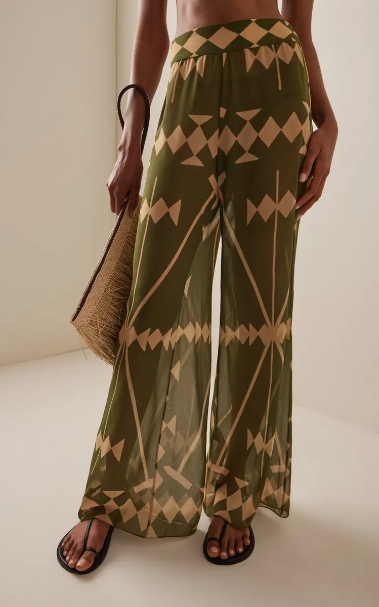 Johanna Ortiz Rapsodia Georgette Wide-Leg Pants | Thumbnail 15 Johanna Ortiz Rapsodia Georgette Wide-Leg Pants | Thumbnail 15