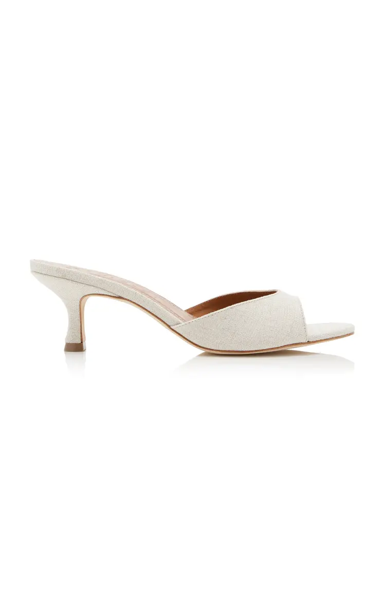STAUD Brigitte Canvas Mules | Image 1 STAUD Brigitte Canvas Mules | Image 1
