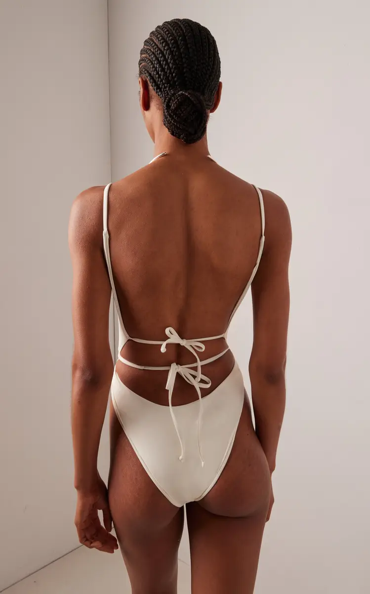 MARE PERPETUA Essential Tie-Detailed Open Back One-Piece Swimsuit | Thumbnail 3 MARE PERPETUA Essential Tie-Detailed Open Back One-Piece Swimsuit | Thumbnail 3