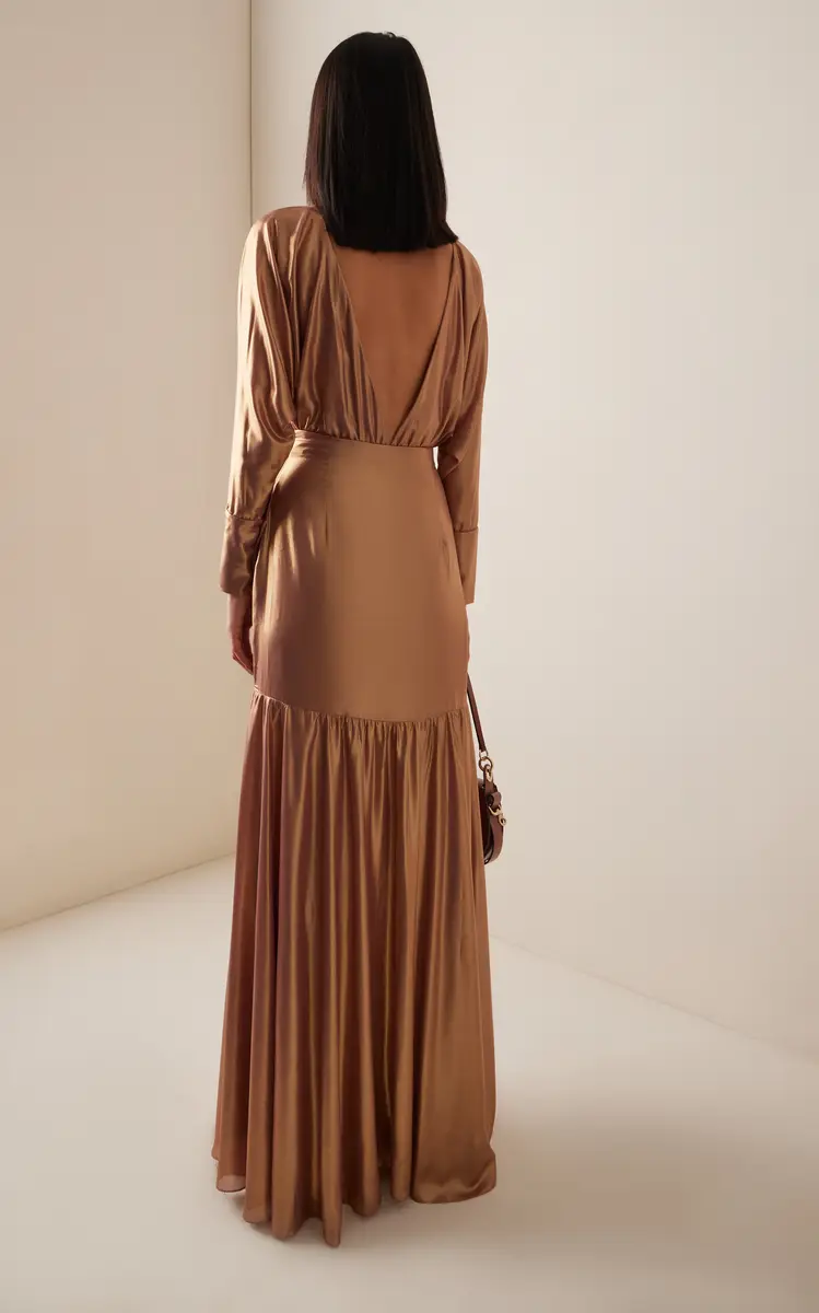ANDRES OTALORA Exclusive Lame Maxi Dress | Thumbnail 5 ANDRES OTALORA Exclusive Lame Maxi Dress | Thumbnail 5