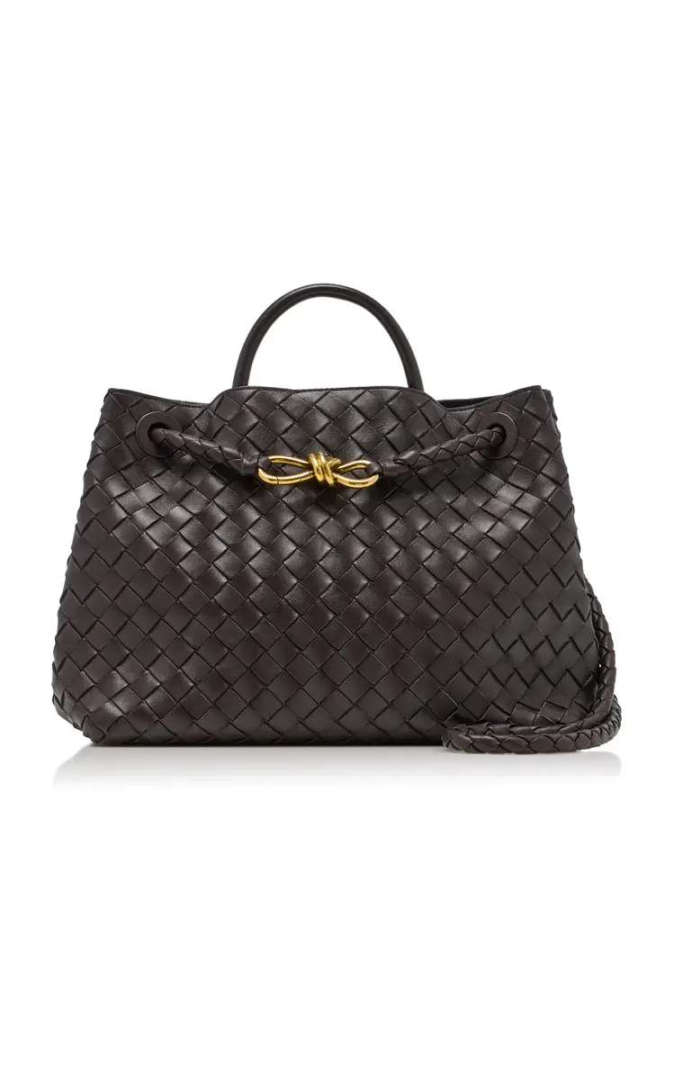 Bottega Veneta Andiamo Intrecciato Leather Bag