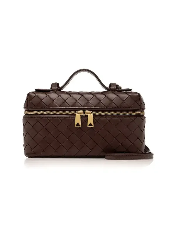 Bang Bang Intrecciato Leather Vanity Case Bang Bang Intrecciato Leather Vanity Case