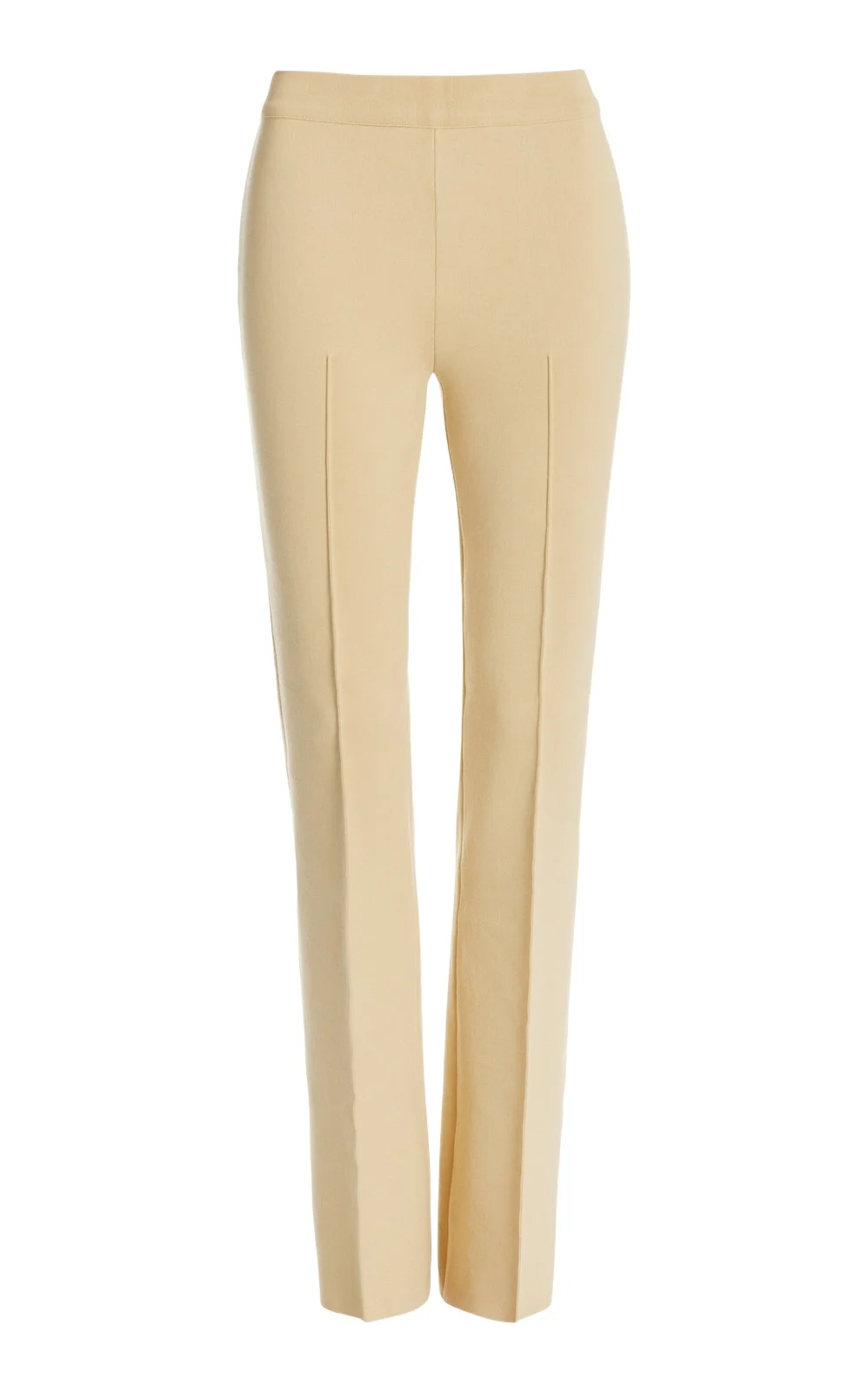 HIGH SPORT Long Kick Stretch-Cotton Flared Pants