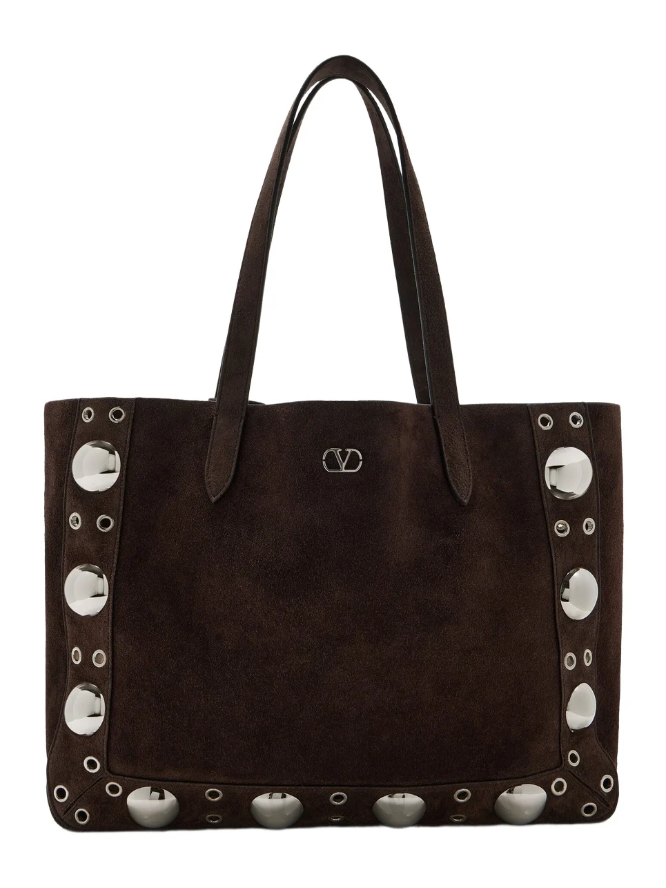 Studded Suede Tote Bag Studded Suede Tote Bag