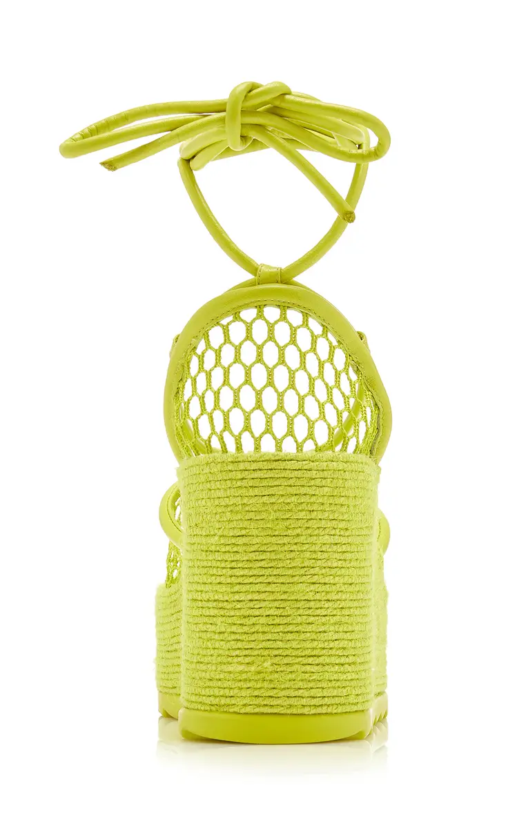 Bottega Veneta Lace-Up Wedge Espadrilles | Thumbnail 4