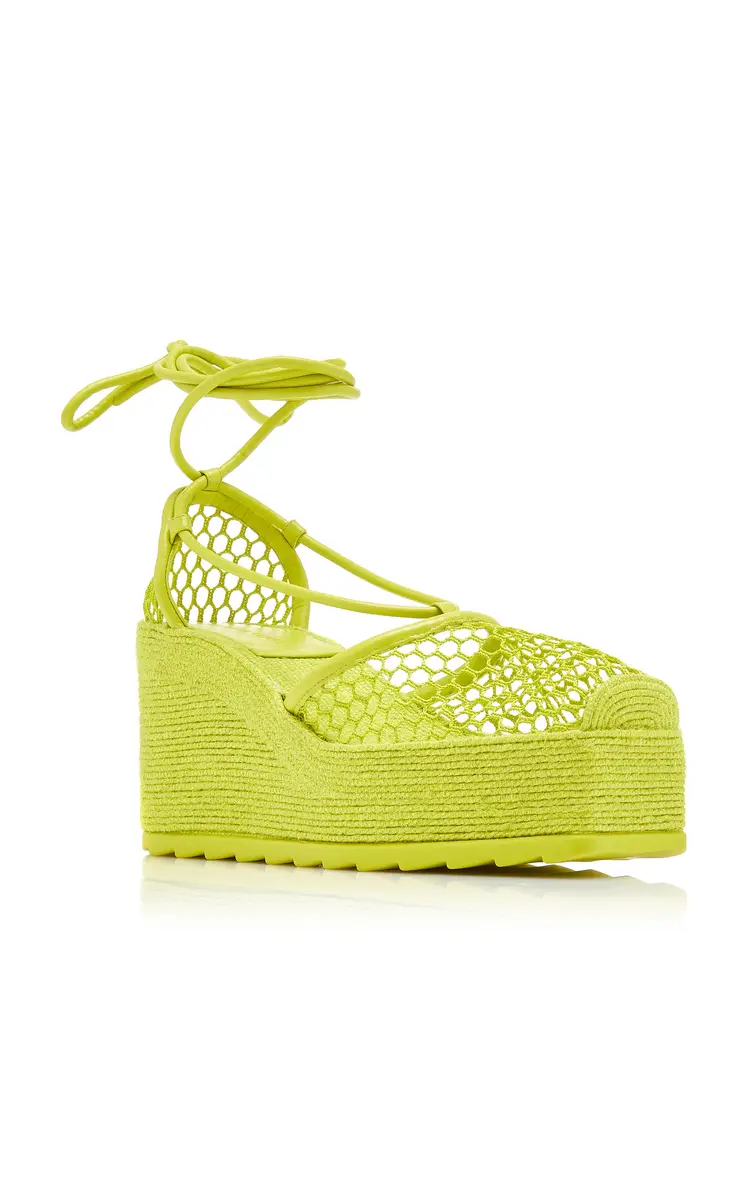 Bottega Veneta Lace-Up Wedge Espadrilles | Thumbnail 5