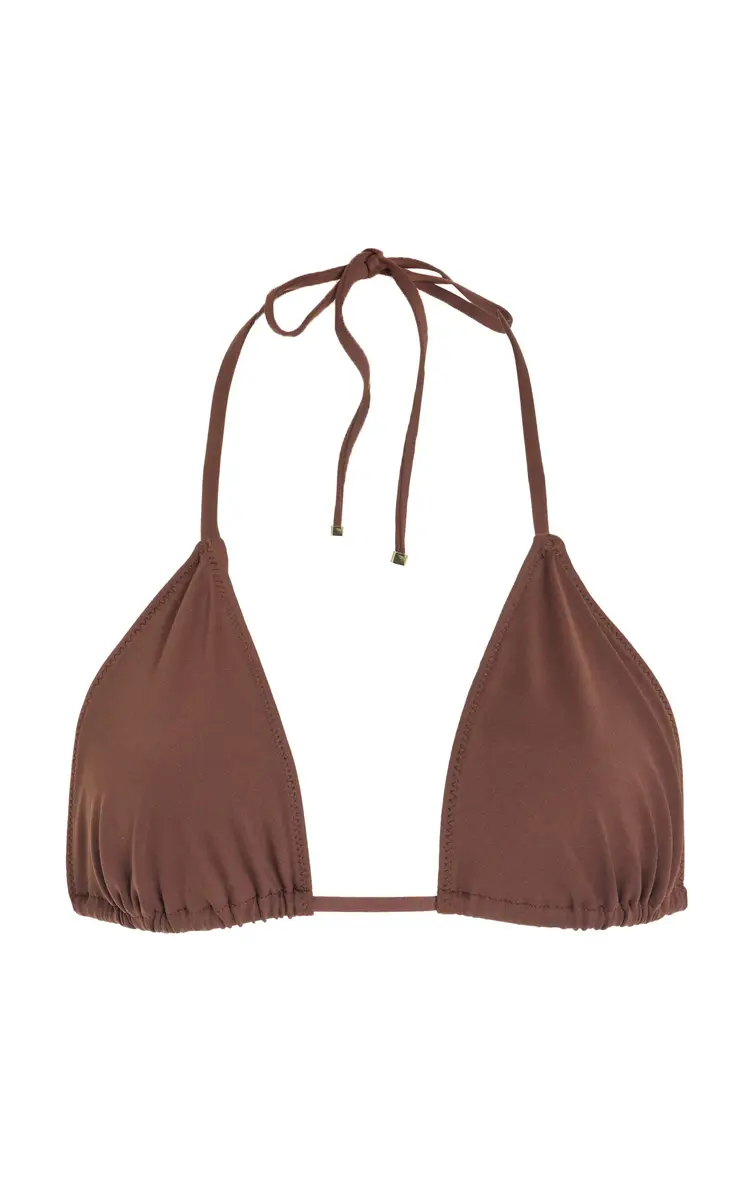 ÉTERNE Exclusive Thea Triangle String Bikini Top | Thumbnail 5