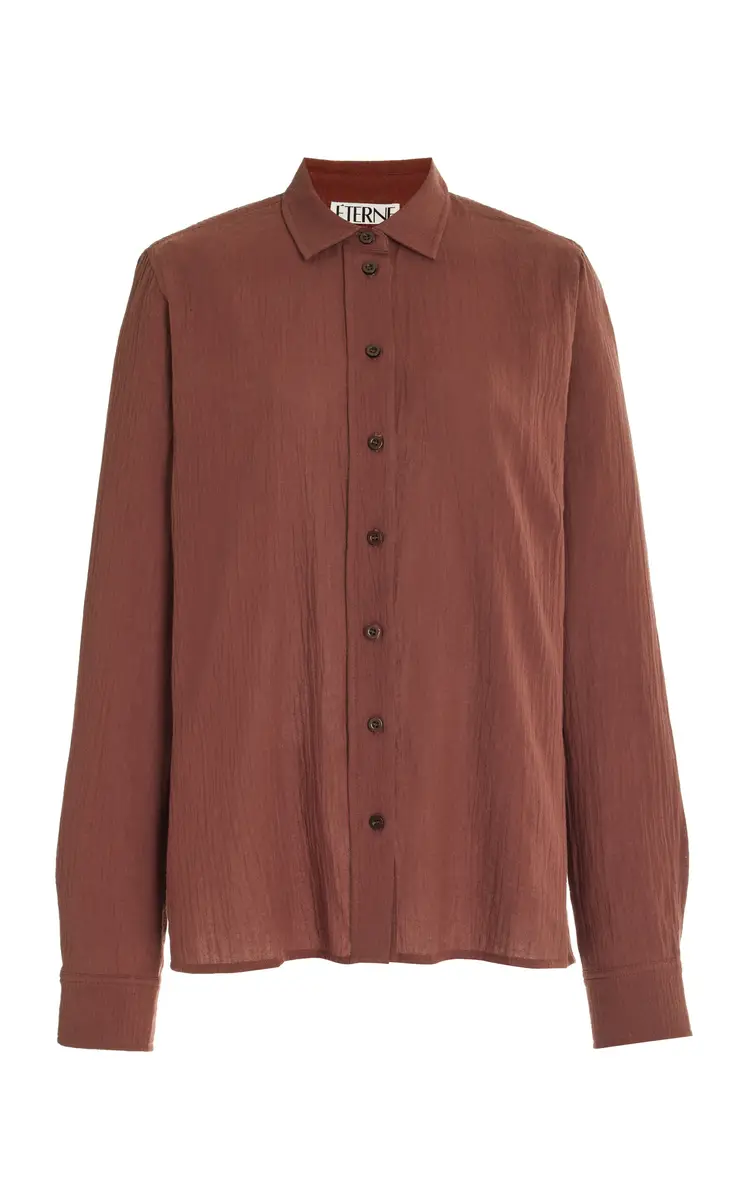ÉTERNE Exclusive Jolene Cotton Button-Down Shirt | Thumbnail 6