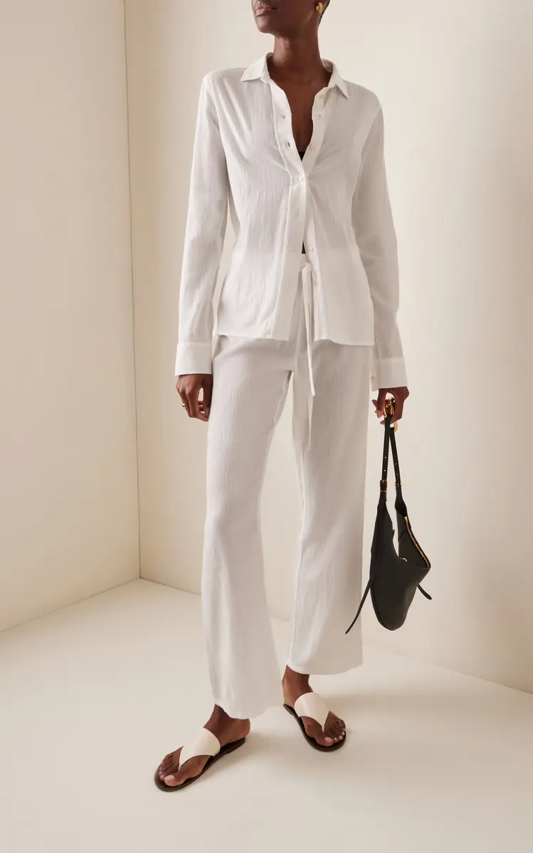 Éterne Exclusive Jolene Cotton Shirt | Thumbnail 3 Éterne Exclusive Jolene Cotton Shirt | Thumbnail 3