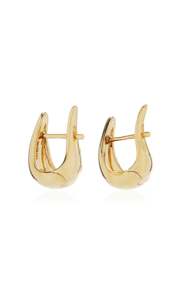 Anita Ko Small Claw 18K Yellow Gold Earrings | Thumbnail 3 Anita Ko Small Claw 18K Yellow Gold Earrings | Thumbnail 3