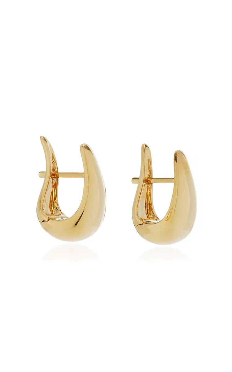 Anita Ko Small Claw 18K Yellow Gold Earrings