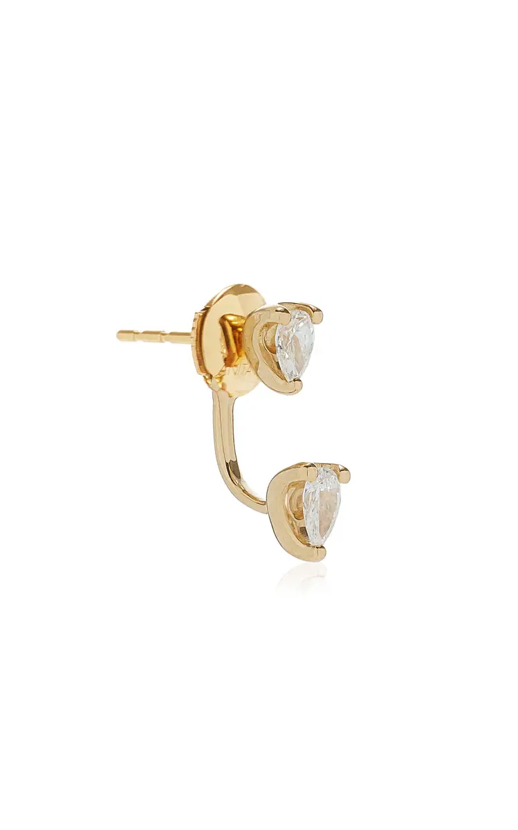 Anita Ko Orbit 18K Yellow Gold Diamond Single Earring | Thumbnail 3 Anita Ko Orbit 18K Yellow Gold Diamond Single Earring | Thumbnail 3