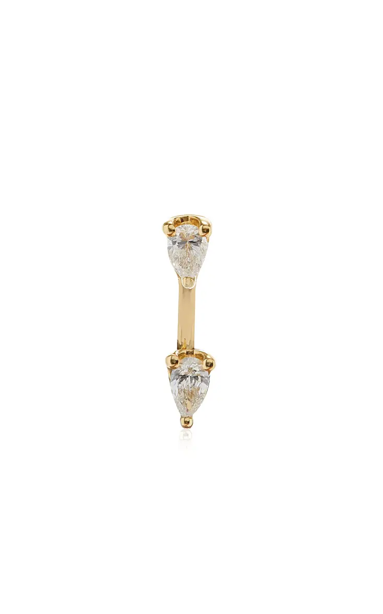 Anita Ko Classic Pear Diamond Orbit Earring | Image 1 Anita Ko Classic Pear Diamond Orbit Earring | Image 1