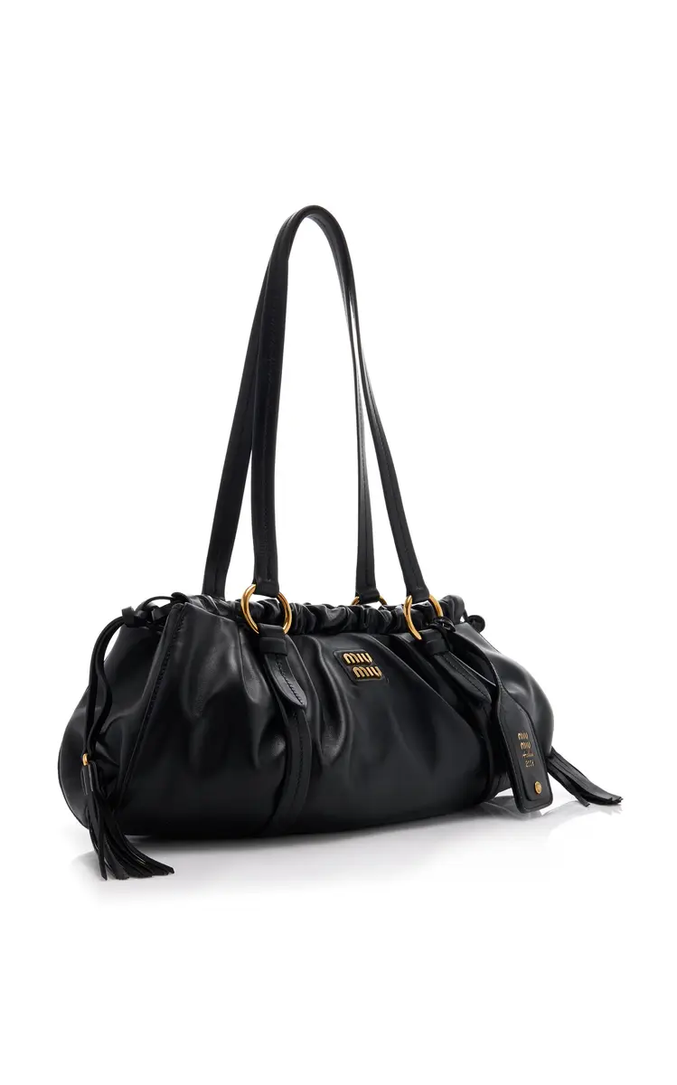 Miu Miu Miuarchive Leather Shoulder Bag | Thumbnail 4