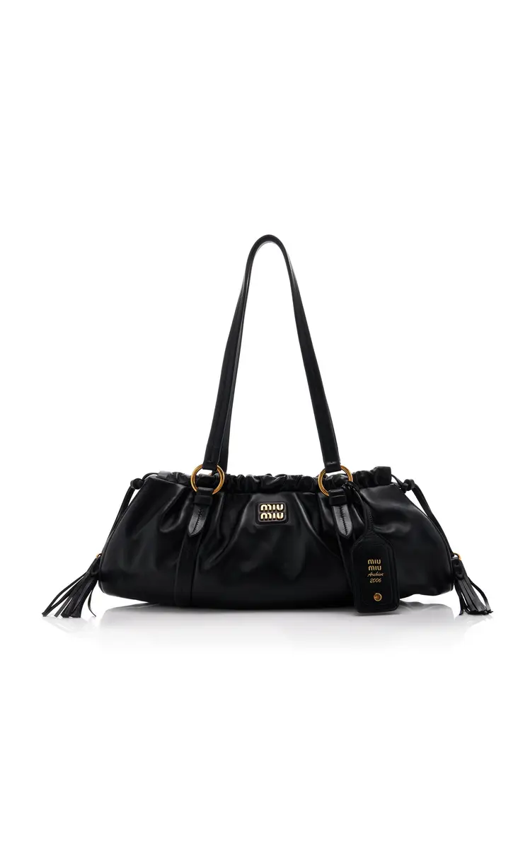 Miu Miu Miuarchive Leather Shoulder Bag | Image 1 Miu Miu Miuarchive Leather Shoulder Bag | Image 1