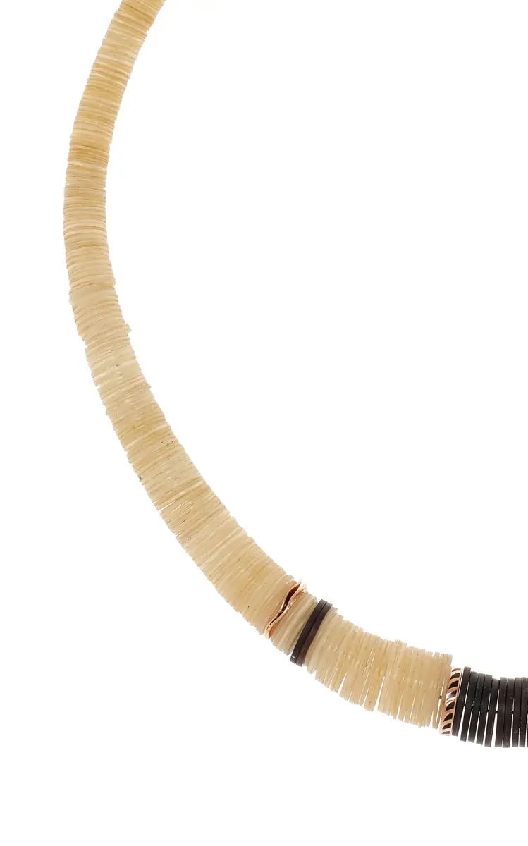 DEZSO BY SARA BELTRÁN Mother Of Pearl Puka Shell Necklace | Thumbnail 3