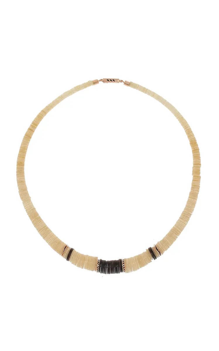 DEZSO BY SARA BELTRÁN Mother Of Pearl Puka Shell Necklace | Thumbnail 4