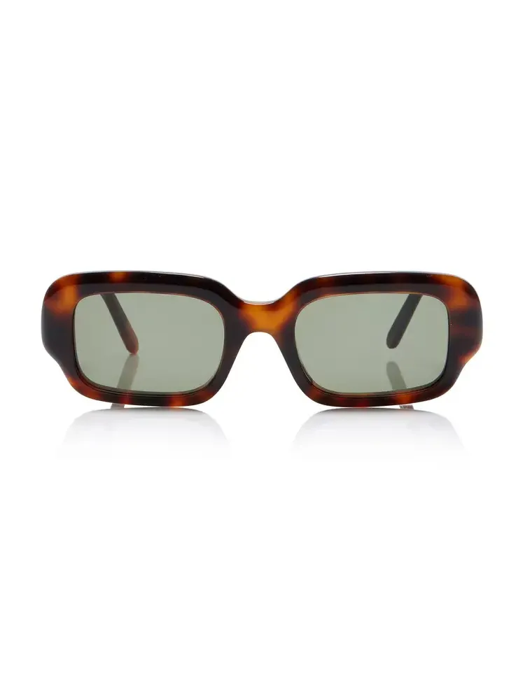 Square-Frame Acetate Sunglasses