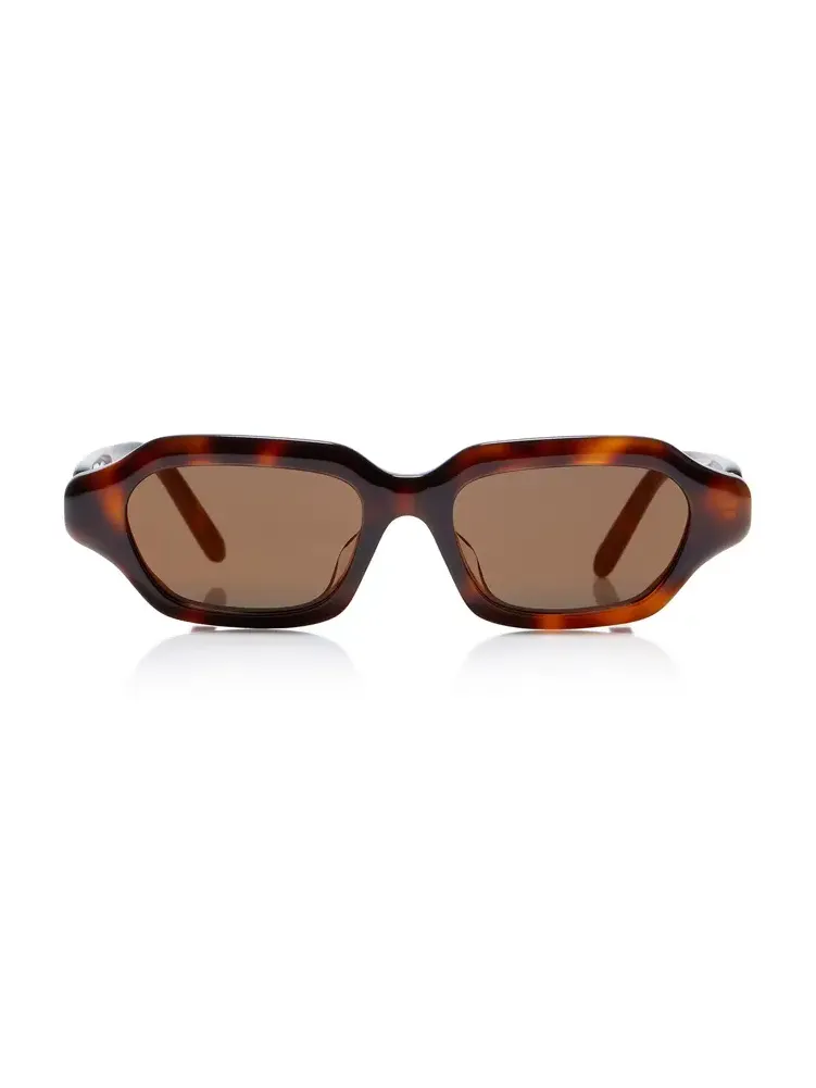 Square-Frame Acetate Sunglasses