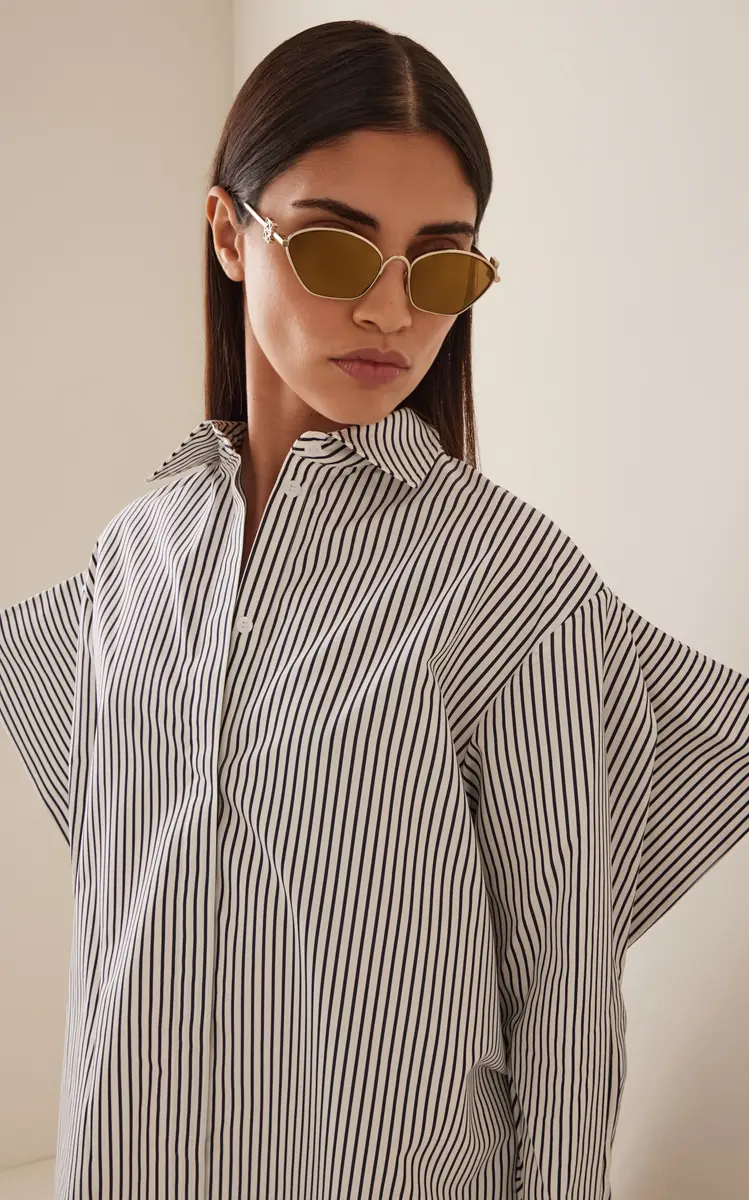 Loewe Anagram D-Frame Metal Sunglasses | Thumbnail 2