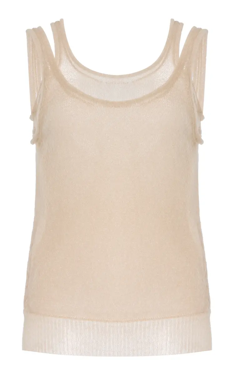 Aisling Camps Film Layered Knit Tank Top | Image 1 Aisling Camps Film Layered Knit Tank Top | Image 1