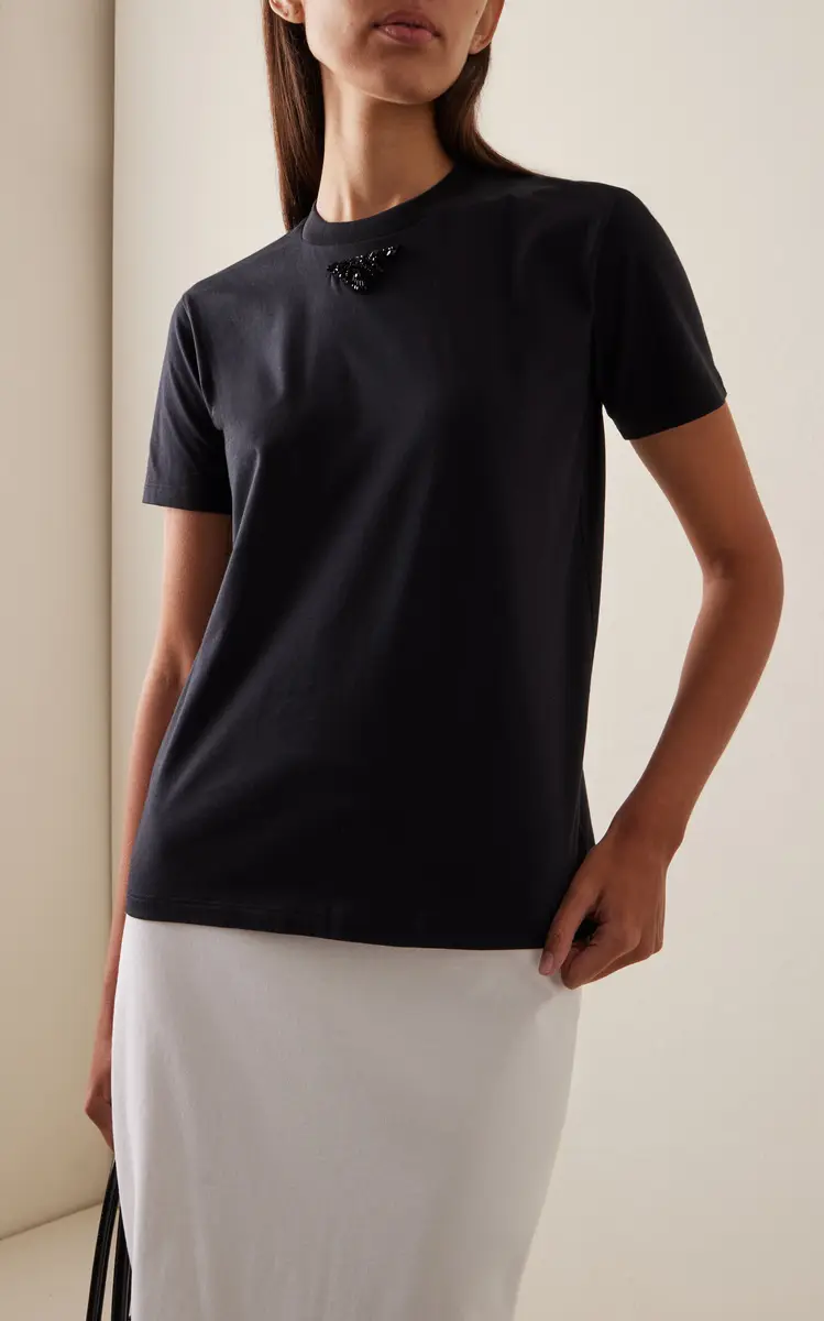 Prada Jersey T-Shirt | Thumbnail 2 Prada Jersey T-Shirt | Thumbnail 2
