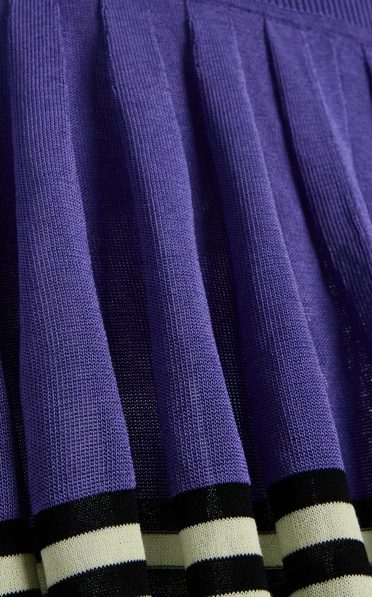 Christopher John Rogers Exclusive Riviera Cold-Shoulder Ribbed-Knit Mini Dress | Thumbnail 7