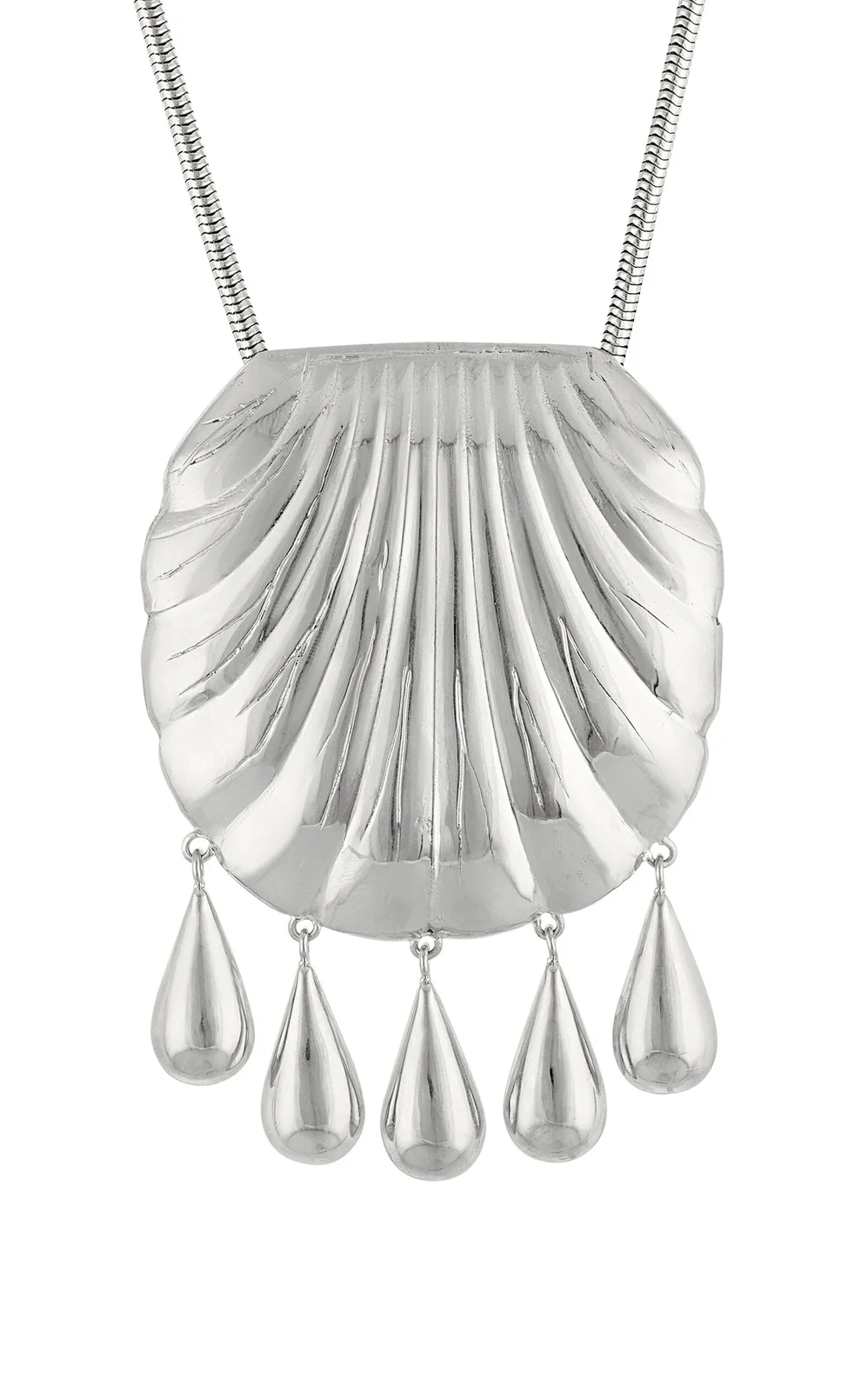 Petra Sterling Silver Shell Necklace